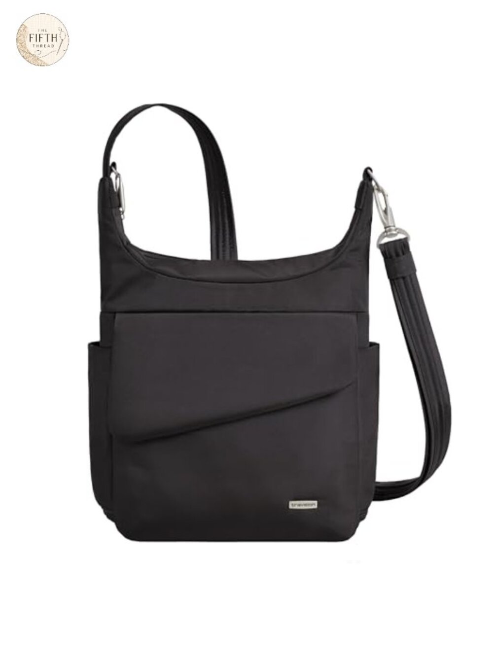 Anti-Theft Messenger Bag with RFID-Blocking Slash-Resistant Polyester Travel